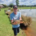 fishing at Imbabali dam in Magaliesburg